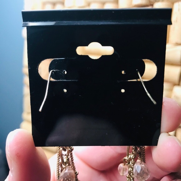 Gold Waterfall Earrings - Picture 6 of 6